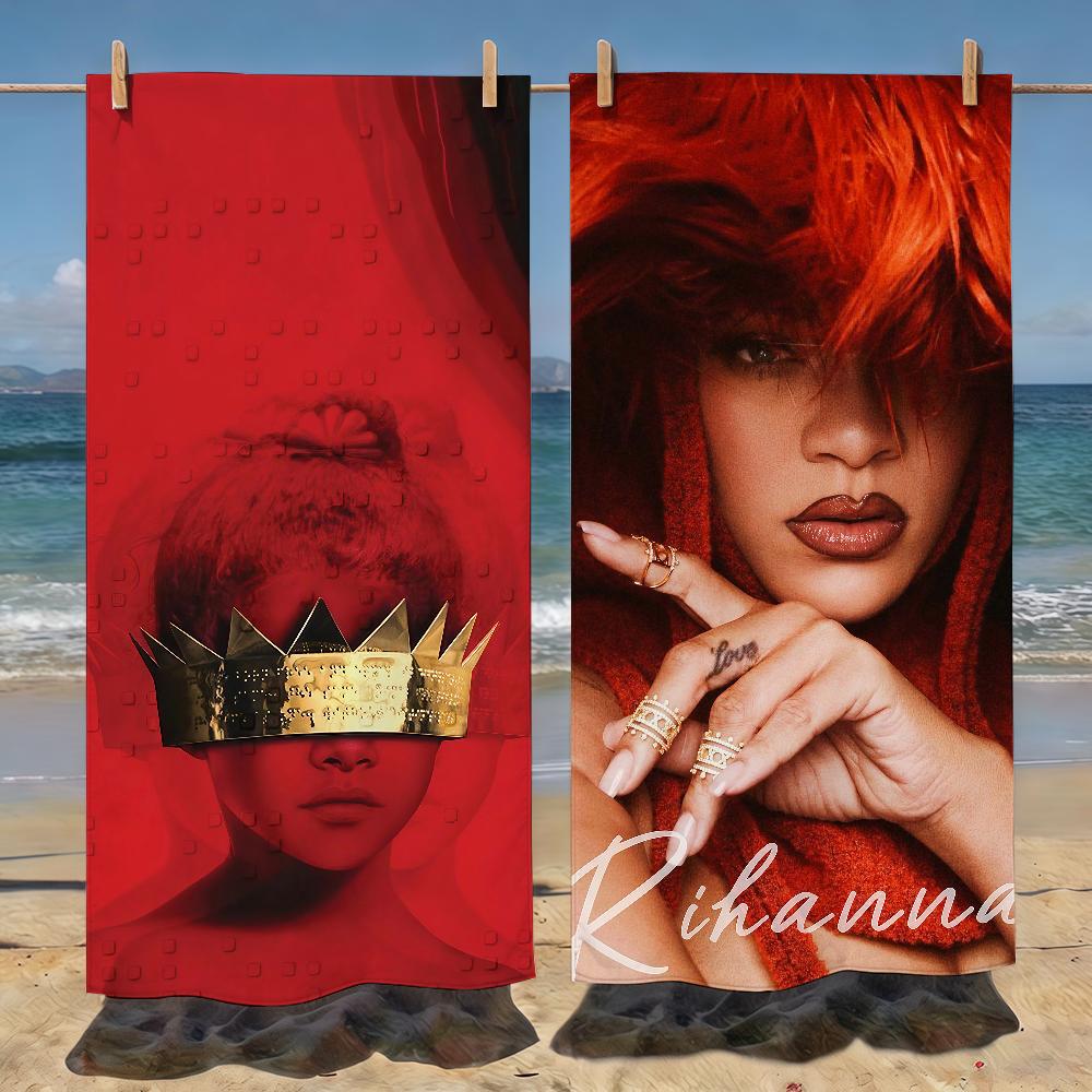 Singer R-Rihan-naS Towel Soft Pool Gift For Travel Gym Shower Camping Quick Dry Sports Beach Towels