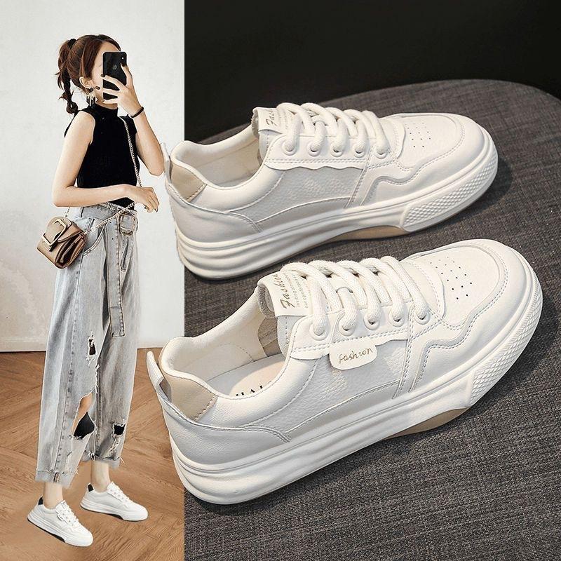 Spring women's shoes new breathable little white shoes female students ins Korean version versatile platform sports casual board shoes trendy shoes