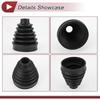 1 Set CV Joint Boot Kit for Honda CR-V 2008-2011 2019 Outer Constant Velocity Joint Boot W/Clamps No.44018SJM020 Black Rubber