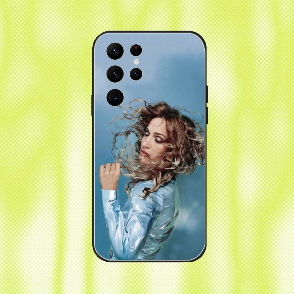M-Madonna True Blue Phone Case For Samsung S 25,24,23,22,30,21,10,9,Ultra,Plus,Lite,FE,4,5G Black Soft Case Samsung S105G