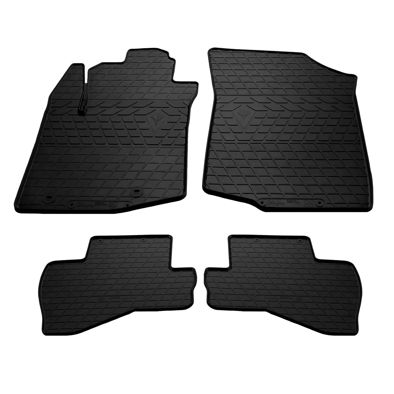 

Резиновые коврики (4 шт, Stingray Premium) для Citroen C-1 2014-2021 гг