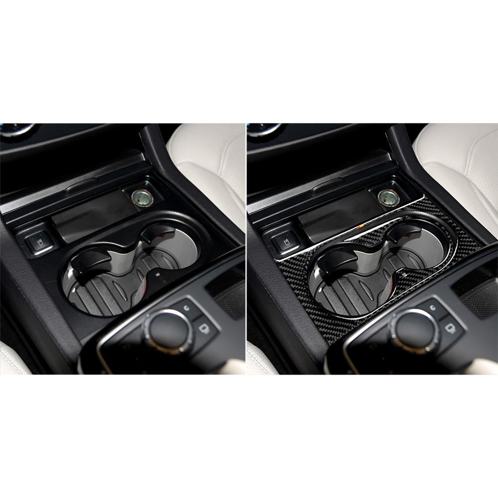 Für Mercedes Benz GLE W218 GLS ML X166 GL Zubehör Wasserbecherhalter Panel Rahmen Auto Carbon Fiber Cover Aufkleber Innen
