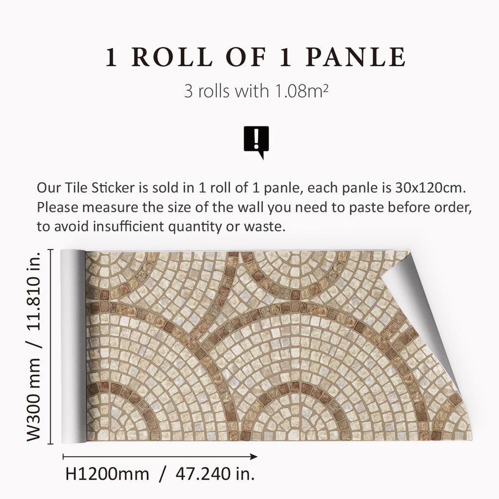 Bohemian Style Thickened Kitchen Sticker Waterproof Self-Adhesive Kitchen And Bathroom Wall Sticker Home Decoration Ethnic Pattern Wall Sticker