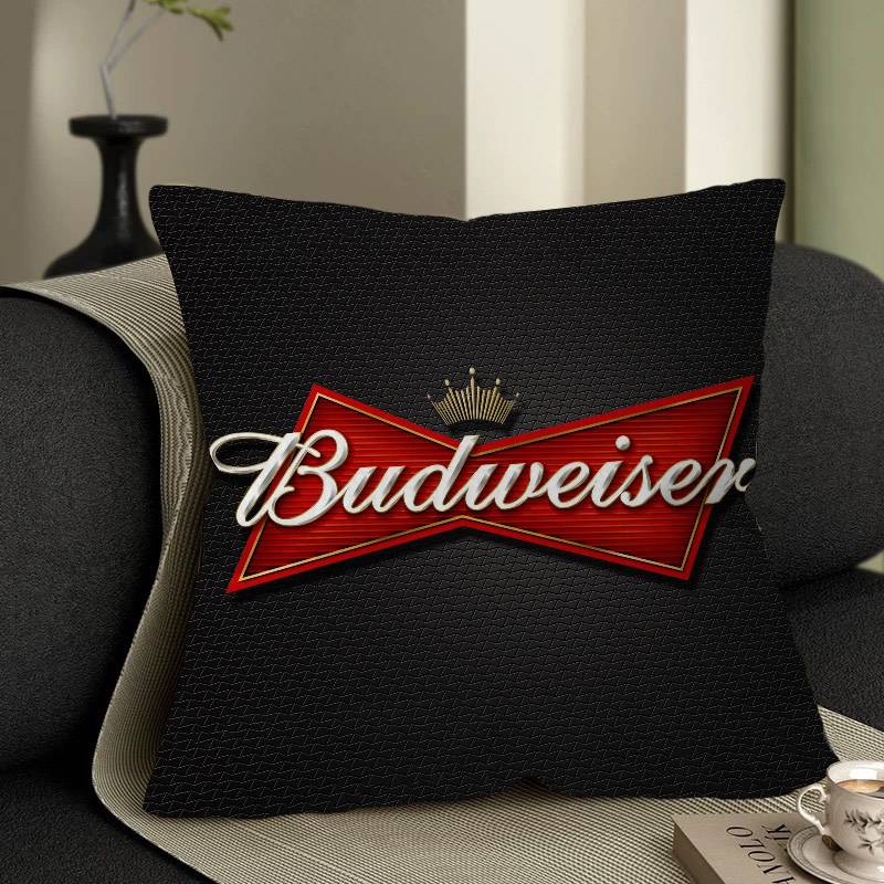 Classic Beer Brand BBudreiser Personalized Pillow Dust Cover Bedroom Kids Party Decoration Pillowcase Birthday Children Gift