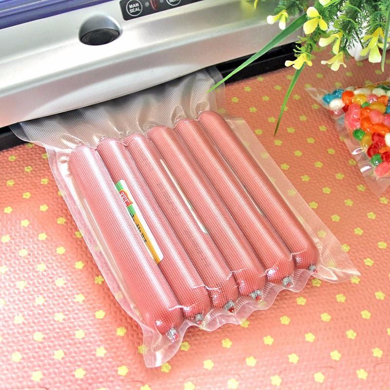 1 Roll Thicker Kitchen Vacuum Sealing Bags Reusable Rolls Fresh-keeping Food Saver Refrigerator Storage Bag Packages for Freezing