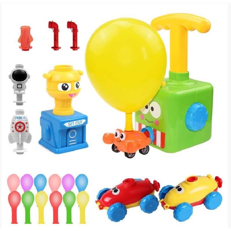 Exciting Air-powered Balloon Car For Kids Educational Toy With Multiple Colors