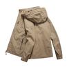 Spring and Autumn Men's Outdoor Jacket New Removable Hat Tooling Casual Tactical Jacket