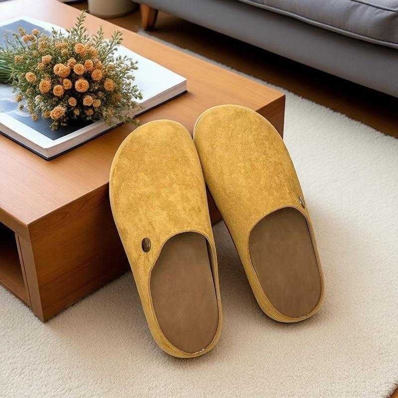 Thick-soled Outer Wear Spring and Summer New Soft-faced Big-headed Shoes, Lazy People Pedal a Bag Head and Half Slippers