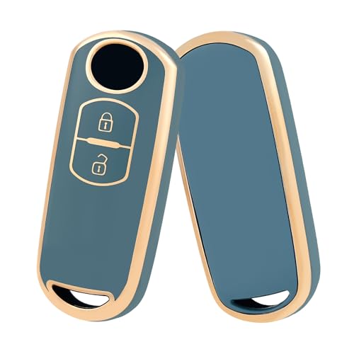 

Чехол для смарт-ключа для Mazda Demio, Biante, Atenza, Axela, MPV, CX3, CX4, CX-5, CX8, Premacy, Verisa и т.д.. Совместим с чехлом для ключа Mazda, 2 кнопки,