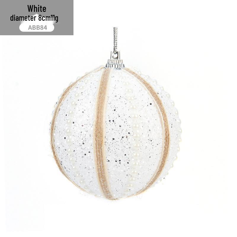Gangheng 8CM Pearl Foam Christmas Tree Decor Ball Ornament