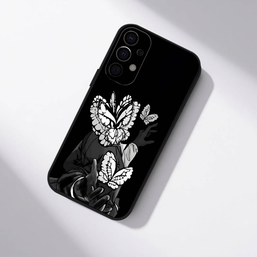 Limbus C-Company Quixote Butterfly Phone Case For Samsung S25,S24,S21,S22,S23,S30,Ultra,S20,Plus,Fe,Lite,5G Black Cover