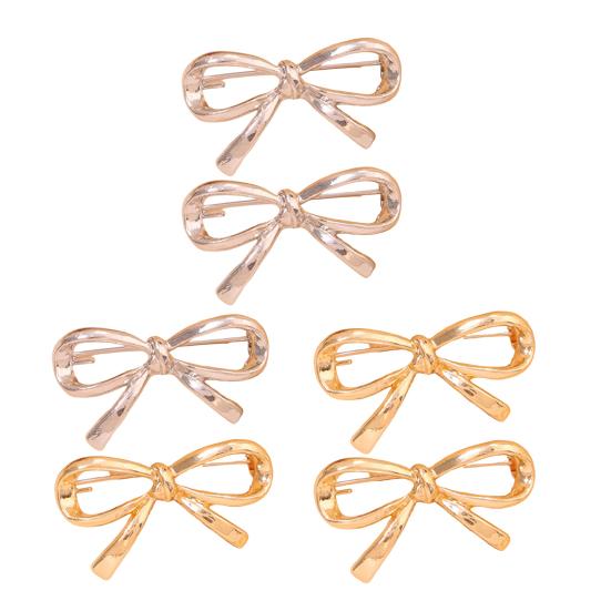 2Pcs Bowknot Lapel Pins Cute Bow Brooch Pins Women Fashion Collar Pin Stylish Accessory for Scarves Shawls Sweaters Dresses Hats