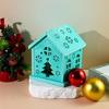 Sturdy Silicone House Shaped Mold For Easy DIY Christmas Tree Candle Holder House And Display Ornament Making