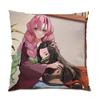 Demon Slayer Pillow Cover Kanroji Mitsuri Anime Girl Throw Pillow Case Cartoon Character Cushion Cover Office Chair Sofa