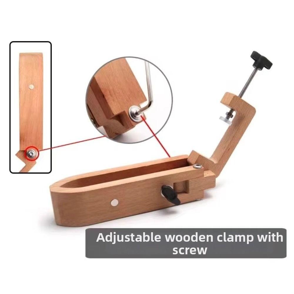 Hand Stitching Foldable Wooden Clamp Adjustable Leather Tool Wood Sewing Clip  DIY Tools