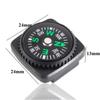 5pcs High Quality Portable Belt Buckle Black 20mm Mini Compass Survival Navigation Tool Outdoor Tool