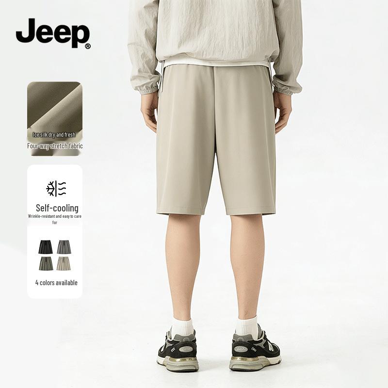JEEP Men's Lightweight Quick-Dry Casual Shorts