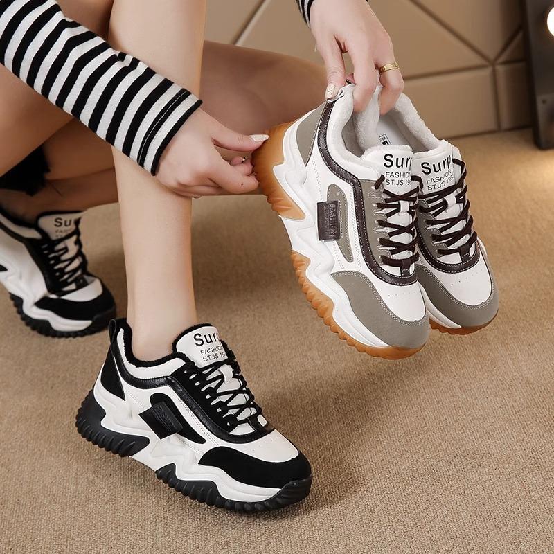 Dad Shoes 2025 Autumn New Women's Shoes Versatile Shoes Platform Women's Sports Shoes Korean Version Casual Shoes