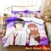 3D AO HARU RIDE Bedding Set Single Twin Printed Bed Set With Pillowcase Bed Duvet Cover Soft Single Double Queen Super King Size