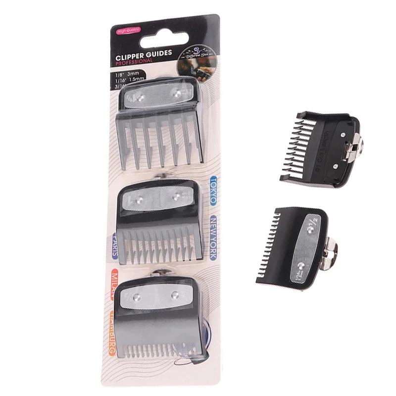 

1Pcs Black Limit Comb Set Hair Clipper Guards Guide Combs Trimmer Styling Tools Attachment Compatible 1.5mm 3mm 4.5mm United States