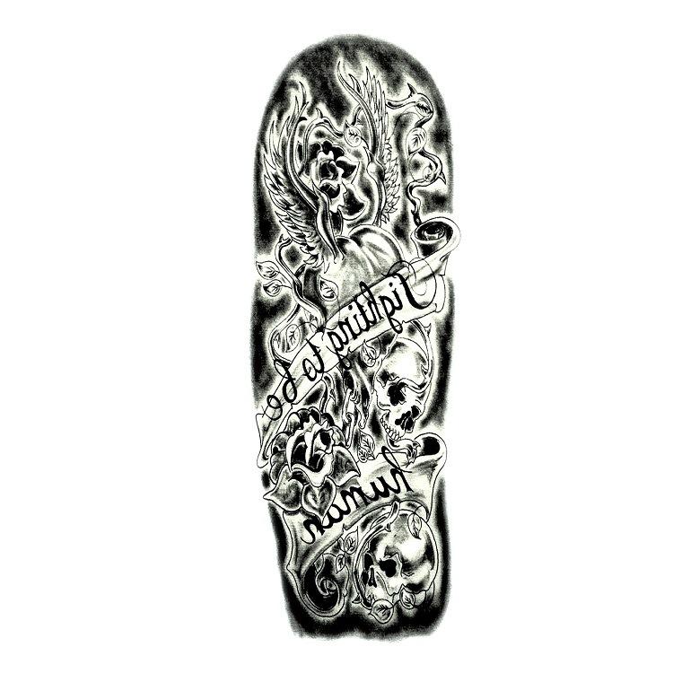 Full Arm Tattoo Sticker Large Flower Arm Waterproof Tattoo Sticker Full Arm Simulation Tattoo Amazon Set Single Piece Tattoo