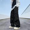 Pants Men's Trendy Brand Ruffian Handsome Spring and Autumn Japanese Functional Style High Street Versatile Loose Wide-leg Multi-pocket Overalls