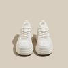 Fashion breathable mesh women's shoes 2025 summer new heightening little white shoes comfortable platform sports and leisure board shoes