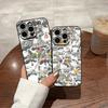Raccoon Cute Phone Case For 17 Pro Max Iphone 14 Pro Max 12 16 15 13 Pro 11 Xr X Xs 8 7 Plus Back Cover