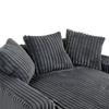 Modern rope sleeper sofa cloud sofa, 3 soft pillows, comfortable single-seat floor sofa