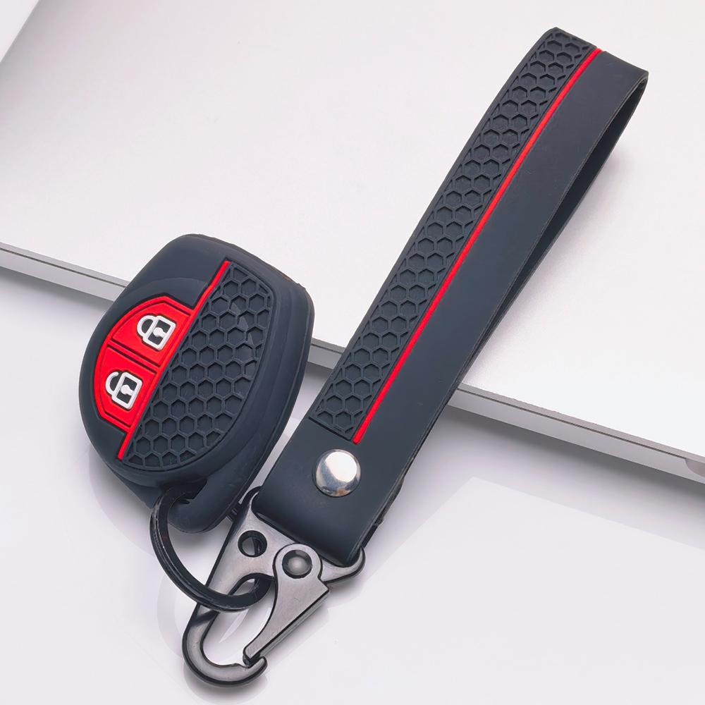 Honeycomb Car Key Cover for Suzuki Swift Alto Jimny SX4 Vitara Ignis Celerio Dzire with Keychain Honeycomb Texture Anti Scratch Car Remote Key Sleeve