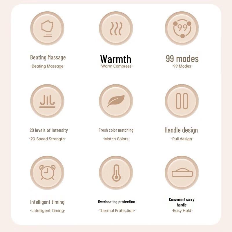 CLORIS 3D Tapping Neck & Shoulder Massage Shawl