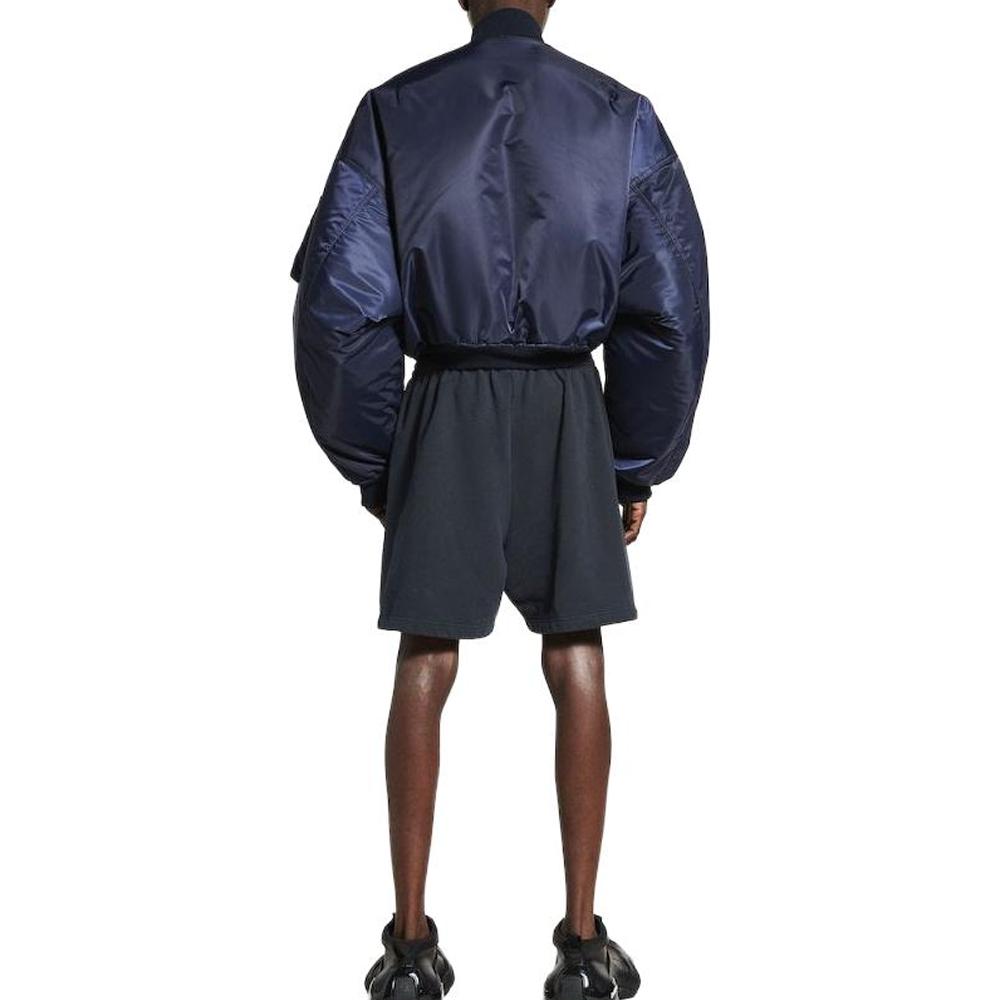 Balenciaga logo-print track shorts 826385TSVG18737