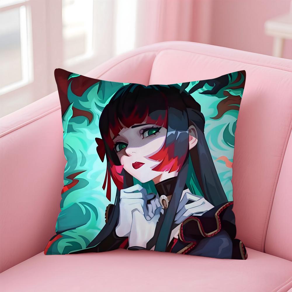 Game D-Dislyte Cushion Cover Home & Car Multi-Scene Pillow Cover - Reversible, Soft & Durable for Daily Use