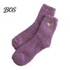 Cloud Like Thick Velvet Socks 1 Pair Women's Fuzzy Slipper Socks, Soft Plush Warm Thermal for Cold Floors Winter Home Sleeping Fluffy Cozy Fleece Crew