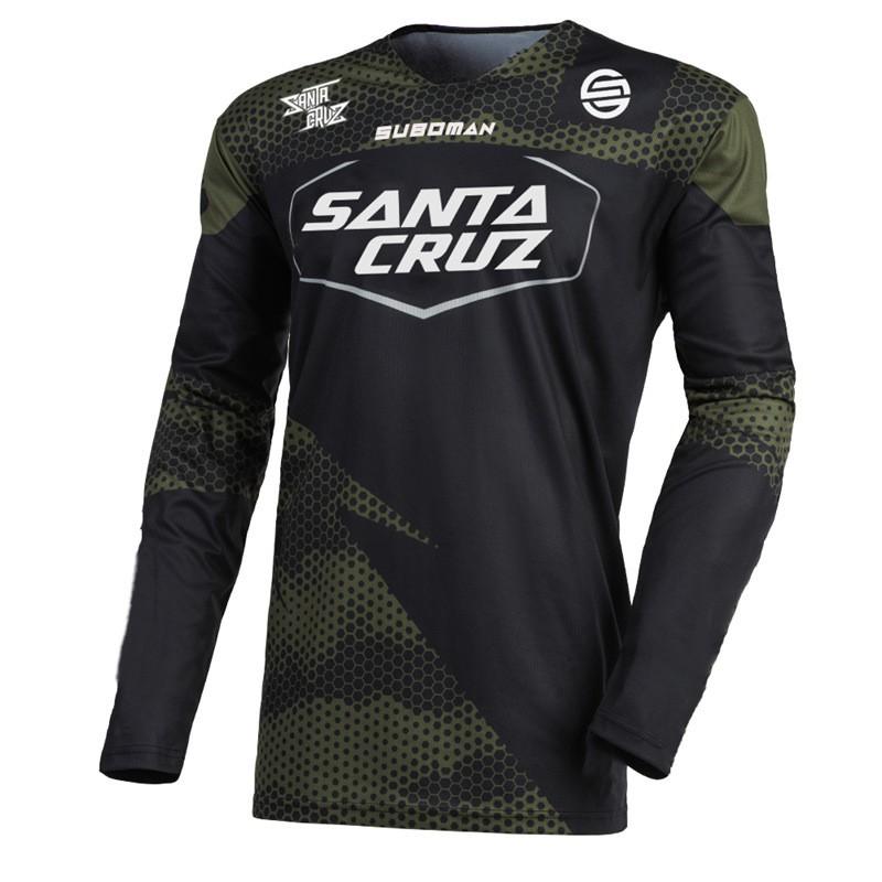Mens Off-Road Motorcycle Riding Suit Mountain Bike Downhill Jersey Breathable Quick-Dry Cycling Apparel
