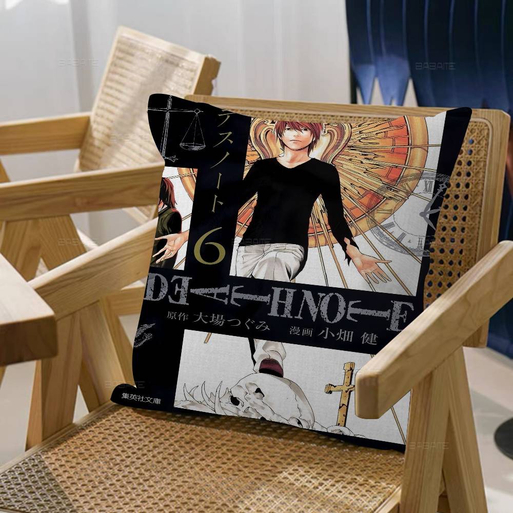 Death Note Anime Pillow Anime Pillow Sofa Bed Head Pillow Cover Cushion Cover 45x45 Cm Fashion