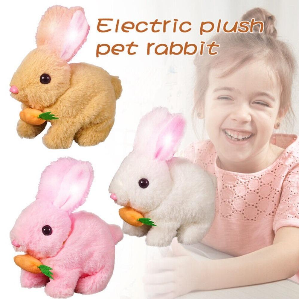 Easter Rabbit My Realistic Bunny Toy Lifelike Vitality Bliss Bunny Cute Plush Bunny Doll  Children