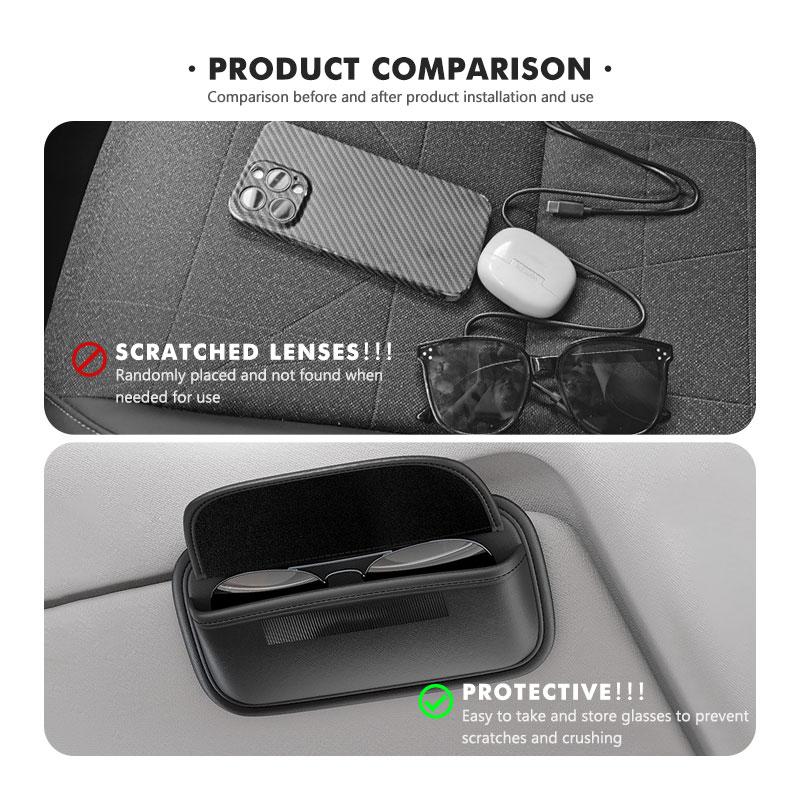 Für Mitsubishi Auto Sonnenblende Brillenetui Sonnenbrillenhalter Aufbewahrungsbox Lancer ASX Pajero Mirage Attrage Xpander Outlander