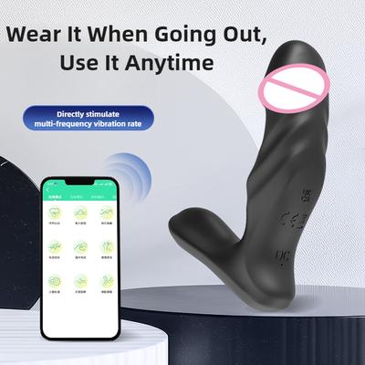 Bluetooth APP-Steuerung Anal Vibrator Dildo Butt Plug Männlicher Prostata Massage Stimulator Erwachsenen Sexspielzeug für Frauen Männer Gay Masturbator