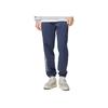 Li-Ning Anti-Wu Series Solid Color Letter Print Fleece-Lined Warm Joggers Men Bottoms Twilight-Blue AKLSC09-3