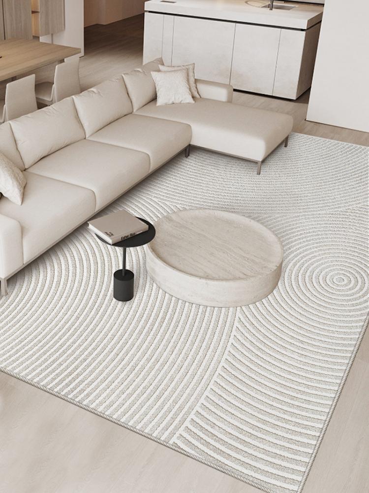 Modern Style Carpets for Living Room Fluffy Soft Lounge Floor Mat Thick Plush Cloakroom Rug Large Area Bedroom Decor Line Carpet