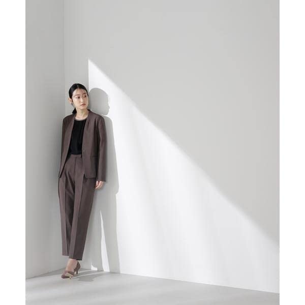 Natural Beauty Basic Pintuck Women's Two-Tone Blouse, Off-White/Beige, 017-3110401