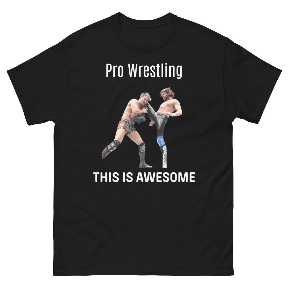 Profesionální wrestling: TO JE ÚŽASNÉ - Omega vs. Unisexové tričko Okada pro profesionální wrestling