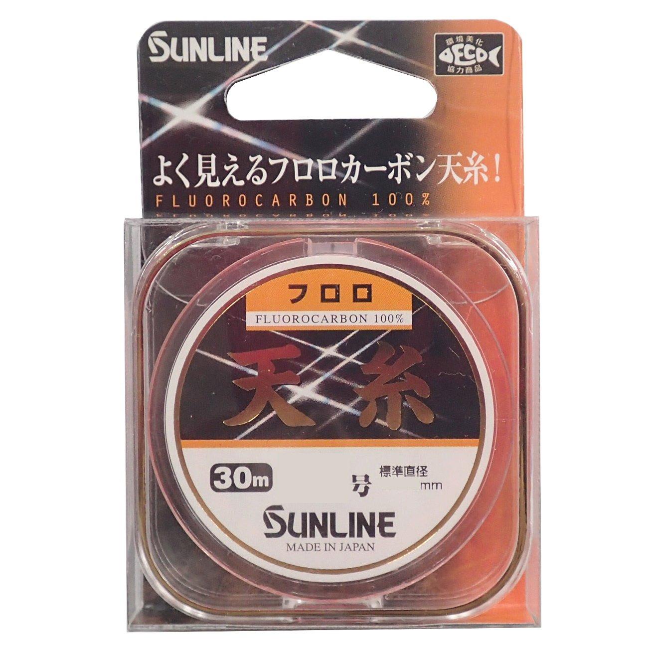 

SUNLINE Fluorocarbon Line, Tenshi Fluorocarbon, 30m, 0.6, Matte Flash Orange