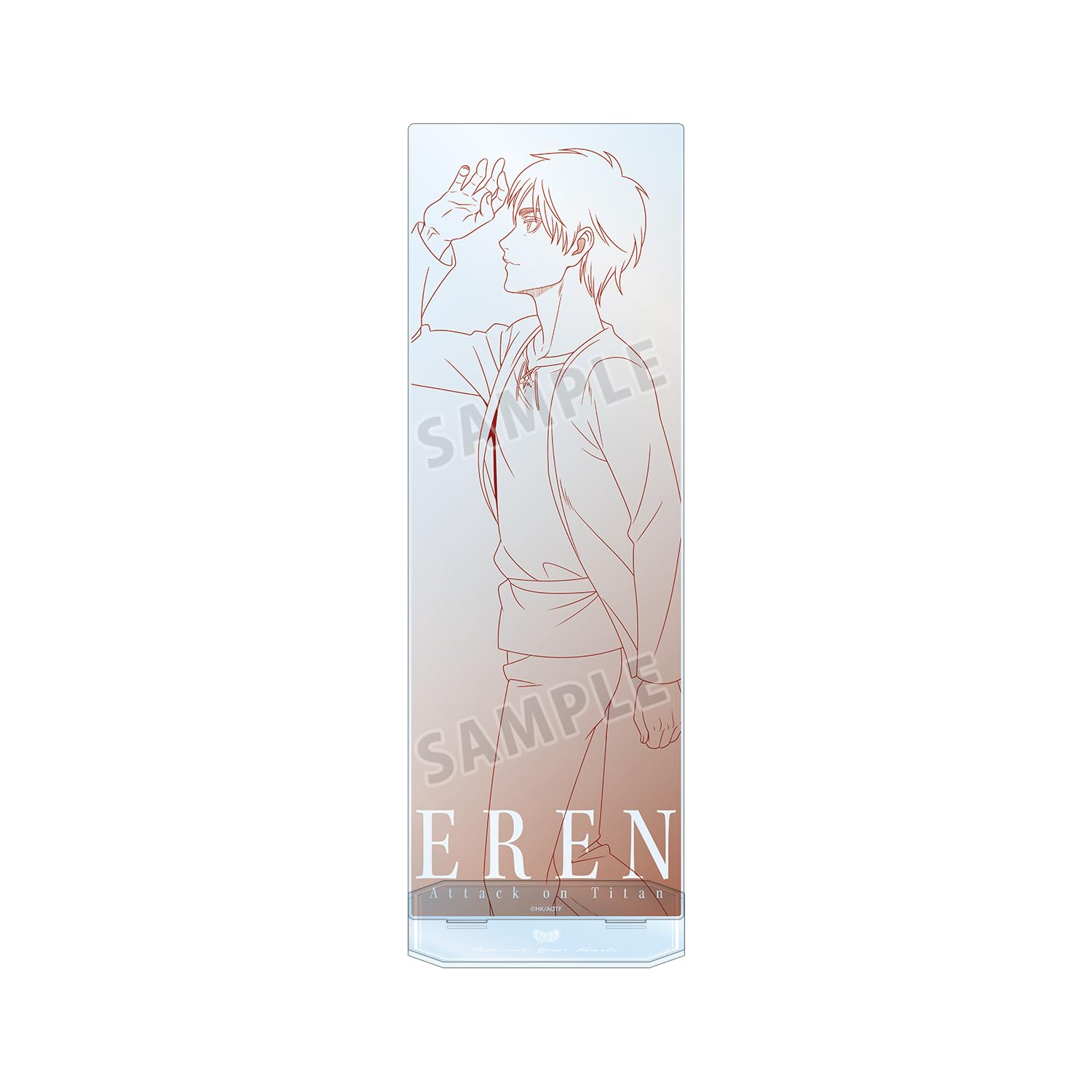 

Attack on Titan Original Illustration Eren Steps Line Drawing Extra Large Acrylic Stand Ver.