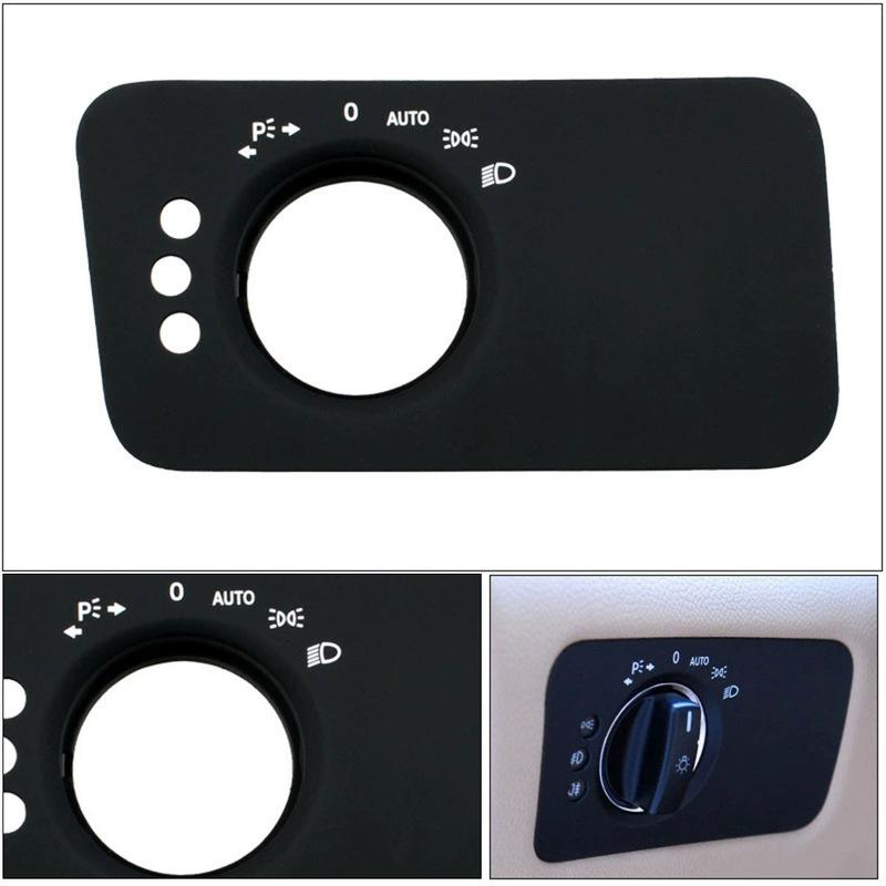 Front Headlight Control Switch Button Cover For Mercedes CLS W219 2007-2009 Headlight Switch Button Panel Cover Trim Replace