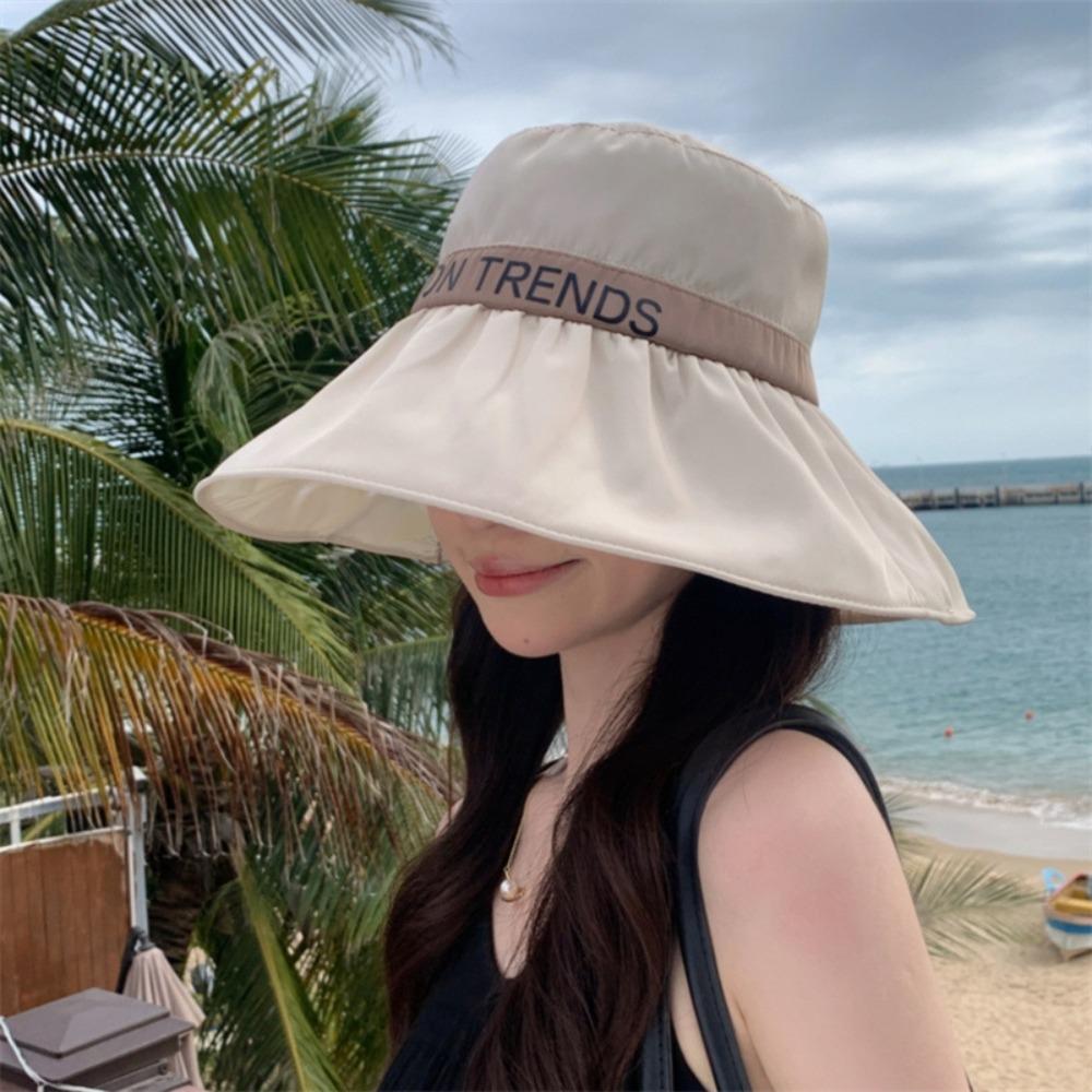 

Sunscreen Sun Hat Big Brim Bucket Hat Casual Fisherman Hat