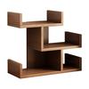 Bookcase Desktop Desk Storage and Storage Rack Household Desk Small Bookshelf Bedroom Office Multi-layer Simple Shelf