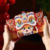 4pcs HongBao Chinese Snake Year Red Envelope Cartoon Blessing Bag Money Bags  New Year Gifts