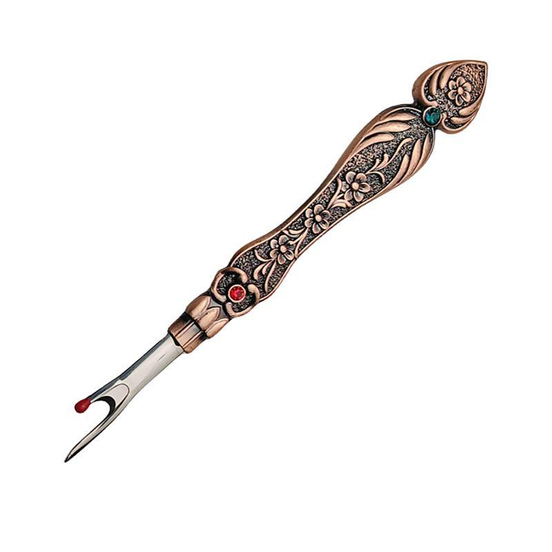 

AEE2-Vintage Thread Cutter Seam Ripper Unpicker Cross-Stitch Sewing Handle Needlework Thread Remover розового золота